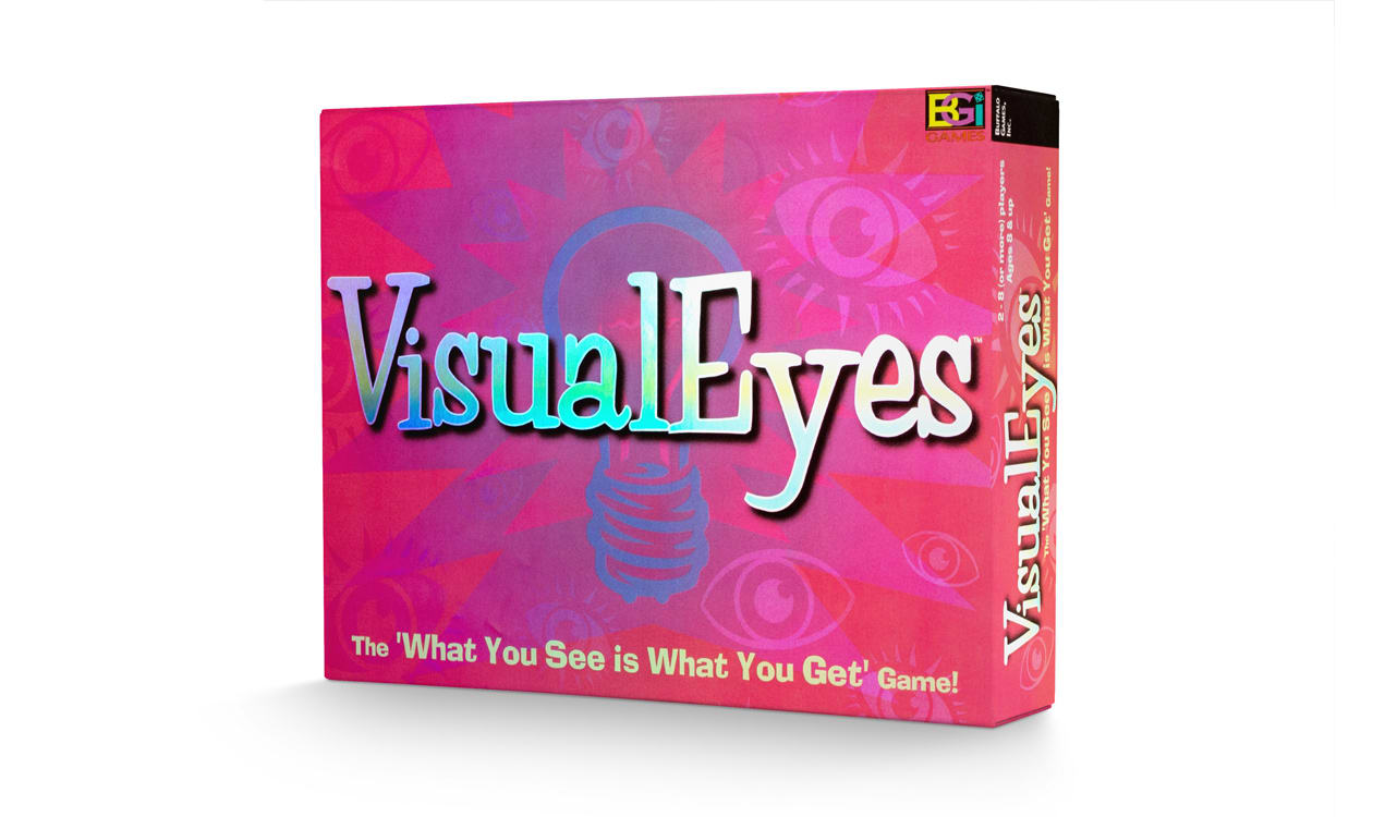 visual eyes game box printing 