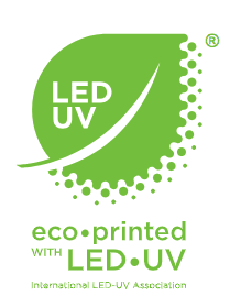 eco printed with LED UV