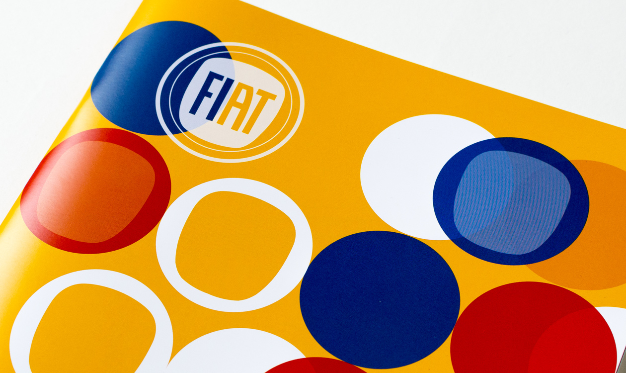 fiat brochure printing - high octane colour